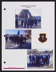 Photograph collage of Air Force ROTC cadets marching in Veterans Day Parade